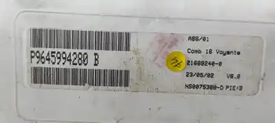 Second-hand car spare part dashboard for citroen c3 motor 1.4 ltr. - 50 kw hdi oem iam references p9645994280b  