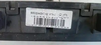 Peça sobressalente para automóvel em segunda mão comando de sofagem (chauffage / ar condicionado) por citroen c3 motor 1.4 ltr. - 50 kw hdi referências oem iam 96530443xt  