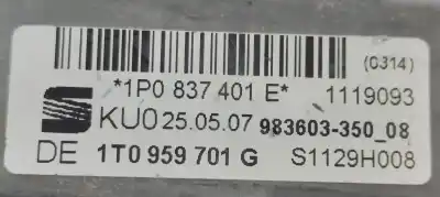 Peça sobressalente para automóvel em segunda mão motor elevador vidro dianteiro esquerdo por seat leon (1p1) 1.4 16v 86 cv / 63 kw referências oem iam 1t0959701g  