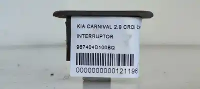 Pezzo di ricambio per auto di seconda mano interruttore per kia carnival 2.9 crdi cat riferimenti oem iam 967404d100bq  
