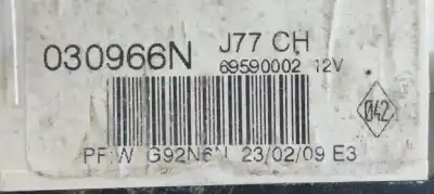 Peça sobressalente para automóvel em segunda mão comando de sofagem (chauffage / ar condicionado)  por renault clio iii 1.4 16v referências oem iam 030966n  