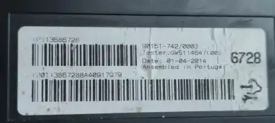 Second-hand car spare part electronic module for opel astra j lim. selective oem iam references 13586728  