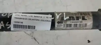 Second-hand car spare part front left transmission for opel astra j lim. selective oem iam references 13335135  