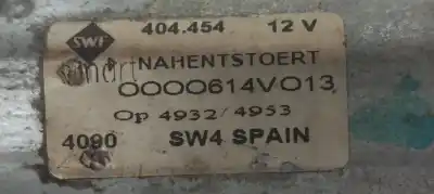 Pezzo di ricambio per auto di seconda mano motore tergicristallo posteriore per smart coupe 0.6 turbo cat riferimenti oem iam 0000614v013  