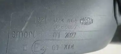 Pezzo di ricambio per auto di seconda mano retrovisore destro per smart cabrio 0.8 cdi riferimenti oem iam   