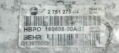 Second-hand car spare part water radiator for mini mini (r56) motor 1.6 ltr. - 80 kw 16v diesel cat oem iam references 275127504  