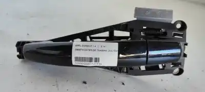 Second-hand car spare part exterior left rear door handle for opel corsa e color edition oem iam references 