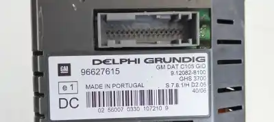 Peça sobressalente para automóvel em segunda mão display gps / multimídia por opel antara cosmo plus 4x4 referências oem iam 96627615  