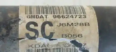 Peça sobressalente para automóvel em segunda mão transmissão dianteira esquerda por opel antara cosmo plus 4x4 referências oem iam 96624723  