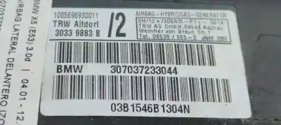 Second-hand car spare part front left side airbag for bmw x5 (e53) 3.0d oem iam references 307037233044  