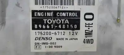 Second-hand car spare part ecu engine control for lexus rx300 (mcu15) luxury oem iam references 8966148150  