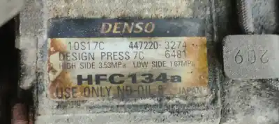 Second-hand car spare part air conditioning compressor for lexus rx300 (mcu15) luxury oem iam references 4472203274  