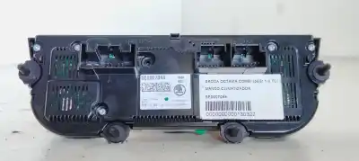 Peça sobressalente para automóvel em segunda mão comando de sofagem (chauffage / ar condicionado) por skoda octavia combi (5e5) ambition referências oem iam 5e0907044  