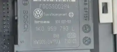 Second-hand car spare part passenger side right window regulator for volkswagen passat variant (3c5) edition oem iam references 1k0959793l  