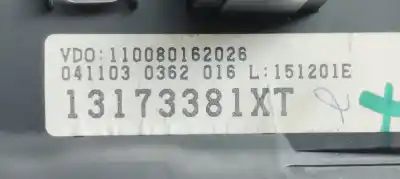 Peça sobressalente para automóvel em segunda mão quadrante por opel meriva b 1.7 16v cdti referências oem iam 13173381xt  