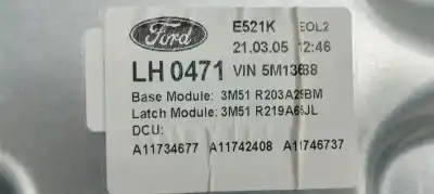 Автозапчастина б/у регулятор вікна передній лівий для ford focus c-max (cap) 1.6 tdci cat посилання на oem iam 3m51r203a29bm  