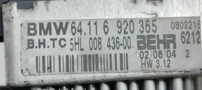 Second-hand car spare part heater blower for bmw x3 (e83) 2.0 turbodiesel cat oem iam references 64116920365  