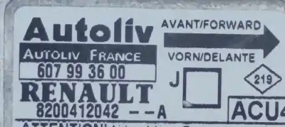 Автозапчастина б/у блок управління подушками безпеки для renault scenic ii 1.5 dci diesel посилання на oem iam 8200412042a  