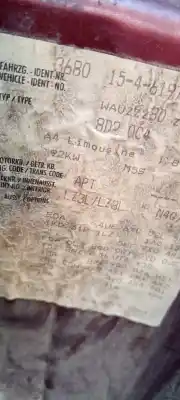 Peça sobressalente para automóvel em segunda mão motor completo por audi a4 berlina (b5) 1.8 referências oem iam apt  