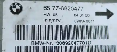 Second-hand car spare part airbag control unit for bmw serie 7 (e65/e66) 745i oem iam references 65776920477  