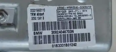 Second-hand car spare part front left side airbag for bmw serie 7 (e65/e66) 745i oem iam references 30824046703n  