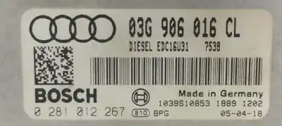 Tweedehands auto-onderdeel ecu motorcontroller voor audi a4 avant (8e) 2.0 tdi oem iam-referenties 0281012267  