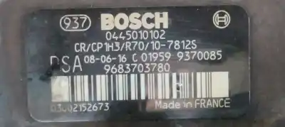 Pezzo di ricambio per auto di seconda mano pompa diniezione per citroen berlingo 1.6 16v hdi riferimenti oem iam 0445010102  