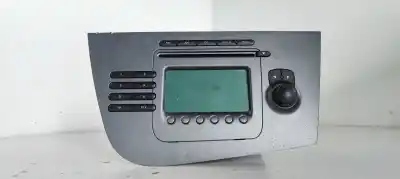 Second-hand car spare part audio system / radio cd for seat leon (1p1) reference oem iam references 
