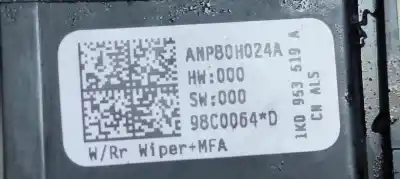 Pezzo di ricambio per auto di seconda mano comando pulito per seat leon (1p1) reference riferimenti oem iam 1k0953519a  