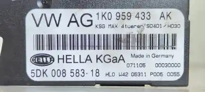 Second-hand car spare part electronic module for seat leon (1p1) reference oem iam references 1k0959433ak  
