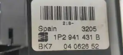 Second-hand car spare part headlights switch for seat leon (1p1) reference oem iam references 1p2941431b  