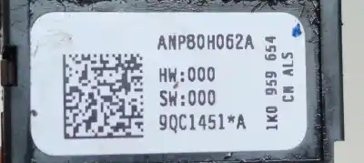 Peça sobressalente para automóvel em segunda mão sensor por seat leon (1p1) reference referências oem iam 1k0959654  