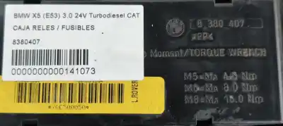 Second-hand car spare part fuse box unit for bmw x5 (e53) 3.0d oem iam references 8380407  