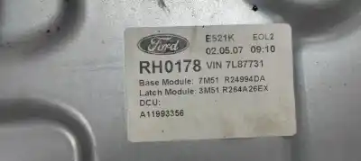 Автозапчасти б/у задний правый стеклорегулятор за ford c-max (cb3) ghia ссылки oem iam 7m51r24994da  
