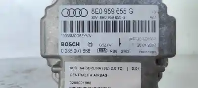 Peça sobressalente para automóvel em segunda mão centralina de airbag por audi a4 berlina (8e) 2.0 tdi 16v (103kw) referências oem iam 0285001668  