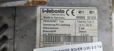 Автозапчастина б/у повне нормальне опалення для land rover range rover (lm) td6 hse посилання на oem iam 000002021232  