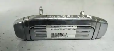 Second-hand car spare part exterior left rear door handle for mitsubishi montero (v20/v40) 2800 td gls oem iam references   