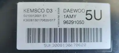 Second-hand car spare part ecu engine control for chevrolet matiz 0.8 cat oem iam references 96291050  