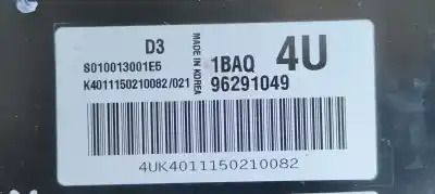 Second-hand car spare part ecu engine control for chevrolet matiz 0.8 cat oem iam references 96291049  