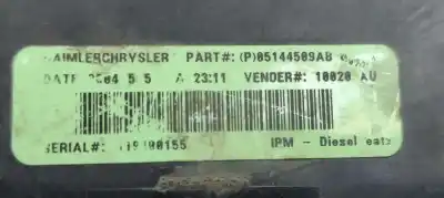Second-hand car spare part fuse box unit for chrysler voyager (rg) 2.8 crd lx oem iam references 05144579aba  
