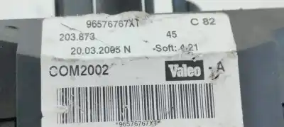 Second-hand car spare part multifunction switch for citroen c3 motor 1.4 ltr. - 50 kw hdi oem iam references 96576767xt  