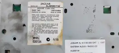 Peça sobressalente para automóvel em segunda mão sistema de áudio / rádio cd por jaguar xj 4.0 sovereign referências oem iam aj2001w  