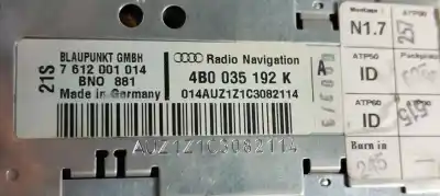 Second-hand car spare part gps navigation system for audi a6 avant (4b5) 2.5 tdi oem iam references 4b0035192k  