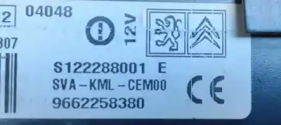 Second-hand car spare part electronic module for citroen c4 picasso exclusive oem iam references 9662258380  