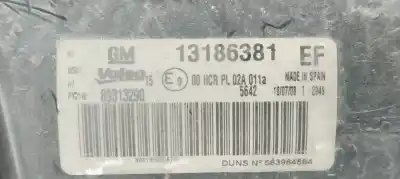 Second-hand car spare part left headlight for opel corsa d motor 1.3 ltr. - 55 kw 16v cdti oem iam references 13186381  
