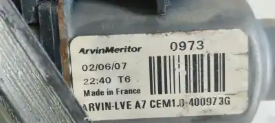 Second-hand car spare part driver left window regulator for citroen c3 1.4 hdi exclusive oem iam references   