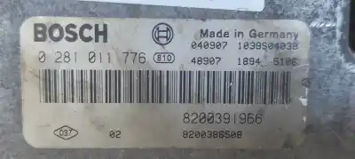 Second-hand car spare part ecu engine control for renault scenic ii emotion oem iam references 0281011776  