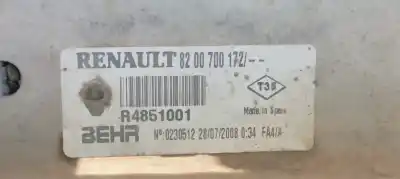 Peça sobressalente para automóvel em segunda mão intercooler por renault scenic ii emotion referências oem iam 8200700172  