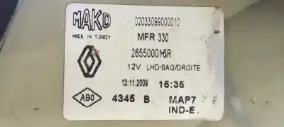 Second-hand car spare part right tailgate light for renault fluence dynamique oem iam references 265500016r  