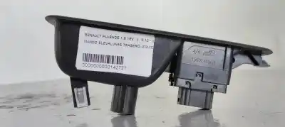 Peça sobressalente para automóvel em segunda mão botão / interruptor elevador vidro traseiro esquerdo por renault fluence dynamique referências oem iam   